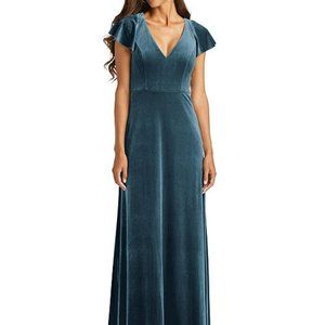 Bridesmaid Dress - After Six Style #: 1540 - Size: 6Regular - Color: Dutch Blue